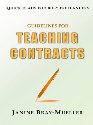cover image of Guidelines for Teaching Contracts